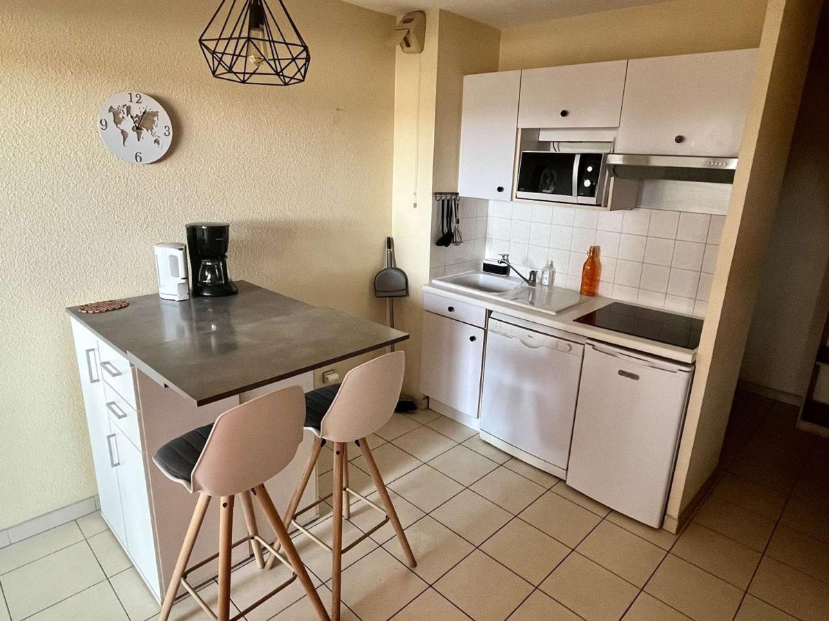 Studio Cabine Avec Terrasse 4 Pers, Acces Direct Plage, Tv, Animaux Admis - Argeles-Sur-Mer - Fr-1-225-798 Exteriér fotografie